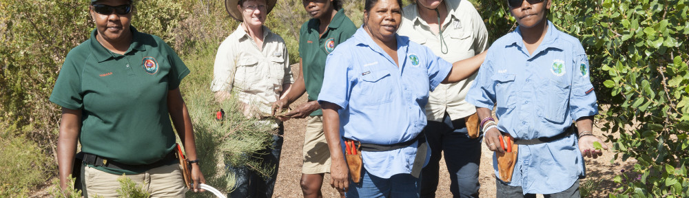 Tamara Williams (Nyul Nyul Rangers), Cat Williams (Apace WA), Devena Cox (Nyul Nyul Rangers), Debbie Sibasado (Bardi Jawi Oorany Rangers), Kylie Weatherall (Environs Kimberley) and Cissy Tigan (Bardi Jawi Oorany Rangers).