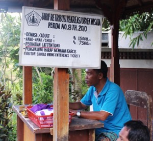 Yeh Puluh temple ticket office, Jl Yeh Puluh, Bedulu, Bali.